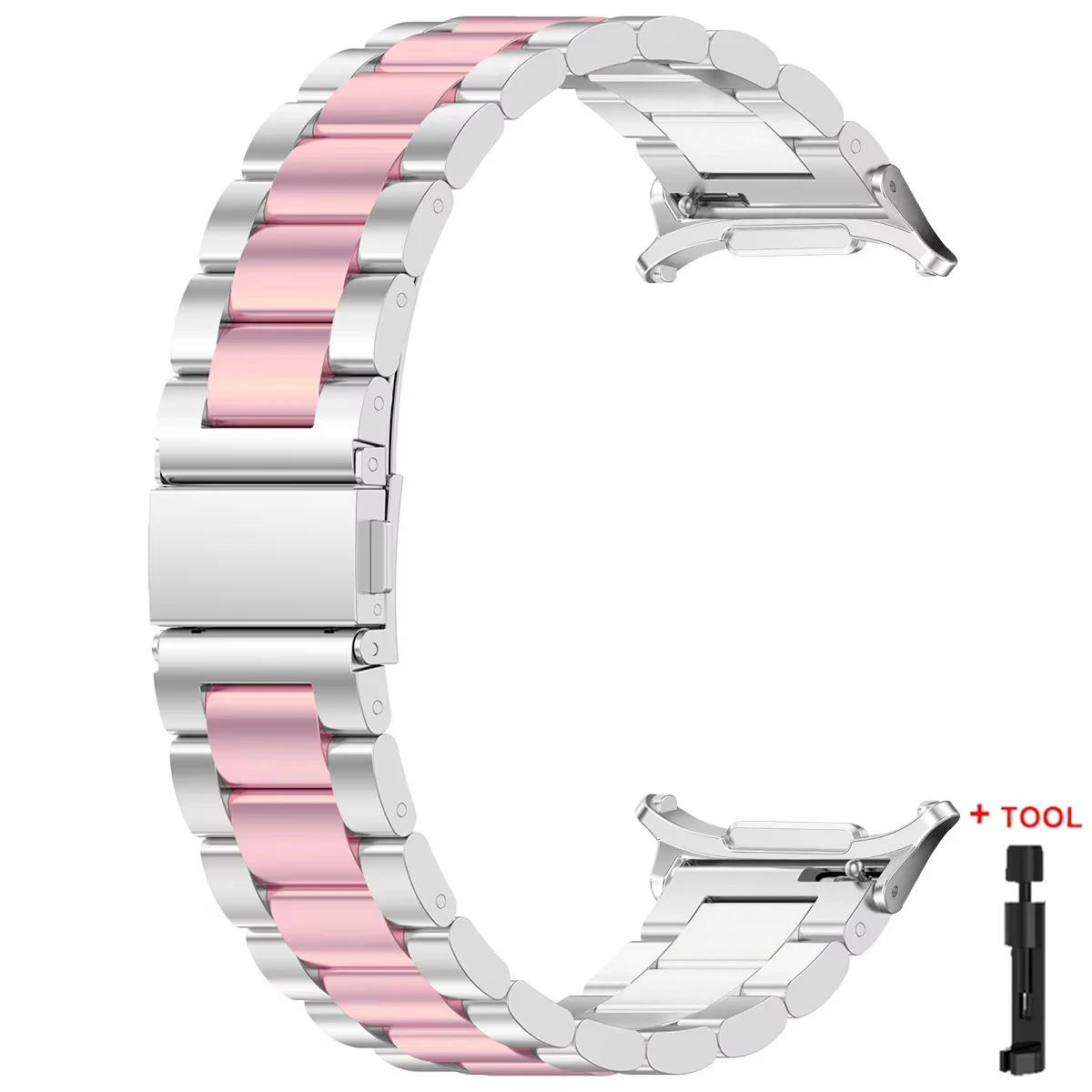 Stainless Steel Quick-Release Bracelet Replacement Wristband