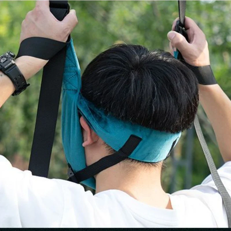 Adjustable Cervical Spine Traction Belt Sling Horizontal Bar Suspension Household Traction Belt Cervical Neck Massager Stretcher 6