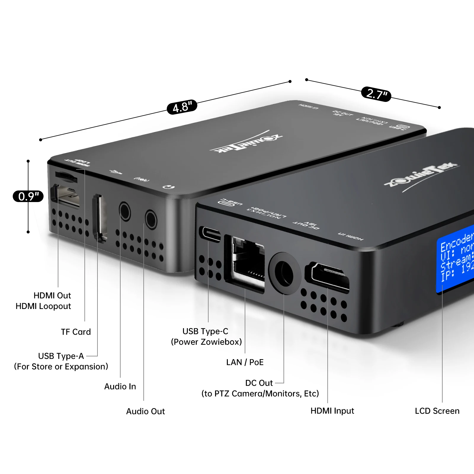 Zowietek HDMI  ̺ Ʈ ڴ/ڴ, NDI | HX3,  ĸó  , SRT/RTMP(S)/RTSP, 3.1.3 , 4K