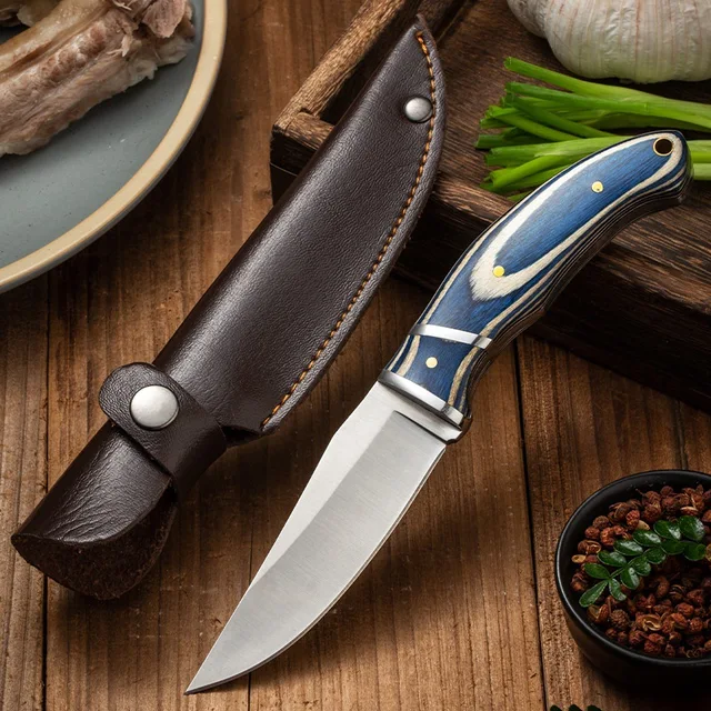 Couteau à désosser avec manche en bois bleu, couteau haut de gamme, désoCumbria, chef, retrait spécifique Sophia, cuisine, portable, viande, Aleaver 2