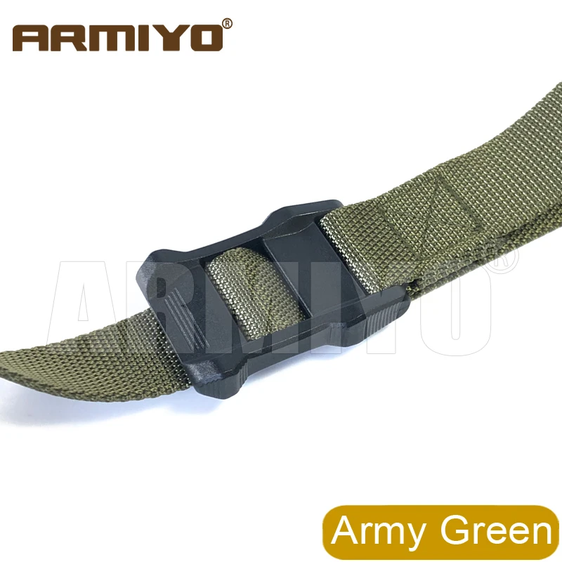 Armiyo Gen 2nd S3 Seil-Doppelpunkt-Multifunktions-Schultergurt mit Eisenmetallschnalle für Angeln, Training und Jagd, Nylon-Trageriemen – Detail 11