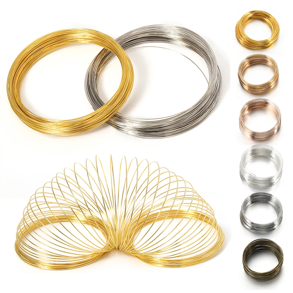 Enhanced Product Title: Versatile Steel Wire Loops for Jewelry and Bracelet Crafting - Pack of 100