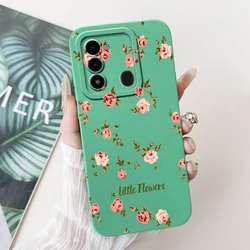 Luxury Candy Painted Soft TPU Phone Case for Tecno Spark 8C and Spark Go 2022 (Green 1979)