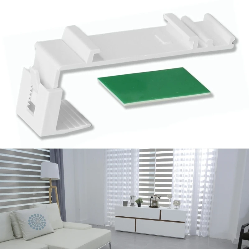 Roller Blinds Fixing Bracket No Drilling Replacement Parts for Window Shade Roller Curtain Rod Holder Adjustable Clamp