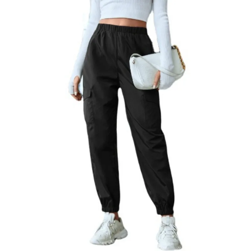 Women's Polyester Work Casual Cargo Pants Pants Temperament