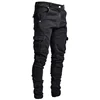 New Men's High Street Slim Fit Stretch Jeans Fashion Multi Pocket Cargo Denim Pants Elastic Jogging Hip Hop Trousers Plus Size 3