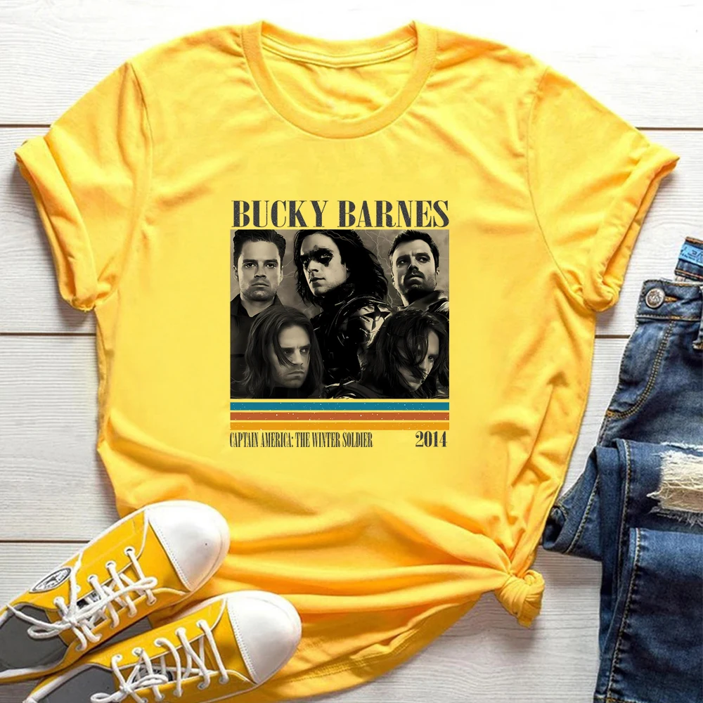 Vintage Winter Soldat T Shirt Bucky Barnes Shirt Retro 90er Jahre Shirt Trendy Hommage Grafik T-Shirt Donner-Bolzen T Shirts Fandom Merch – Detail 9