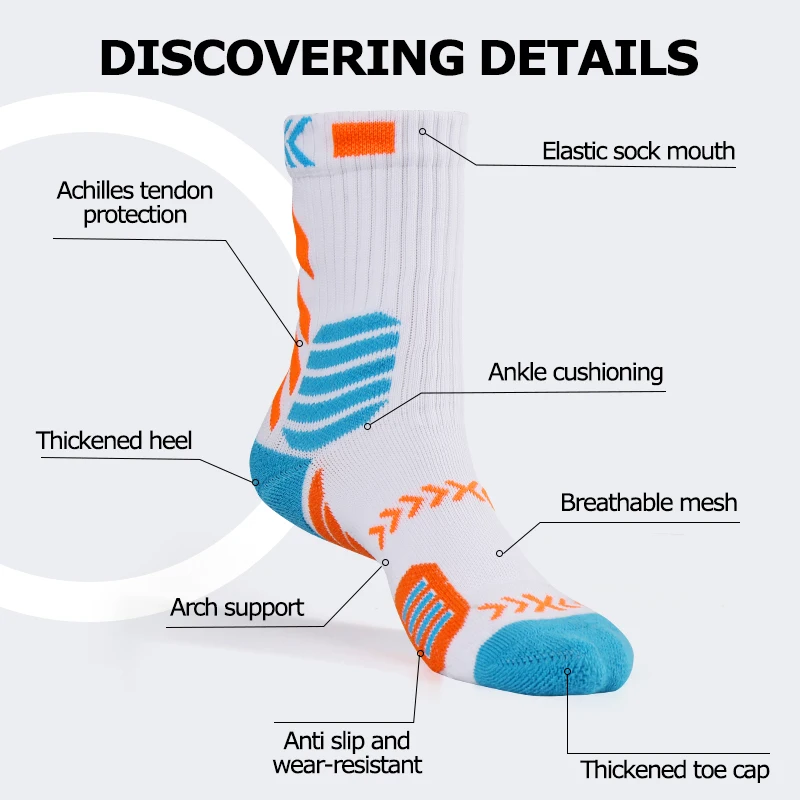 Professiona Roller skating socks Basketball Socks speed skating breathable boys Non-slip girls Child professional socks