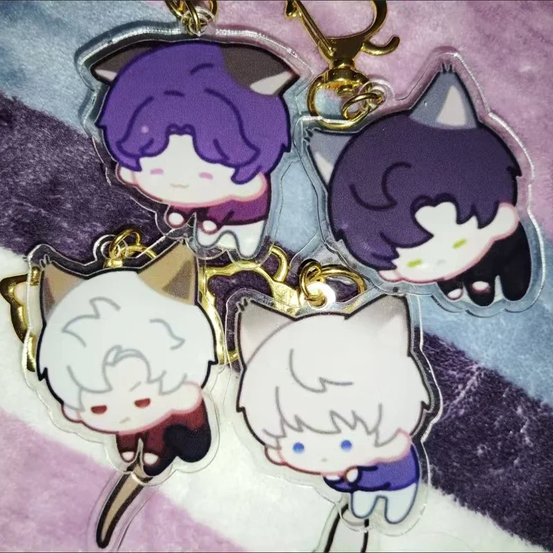 Tail Wagging Keyring Game Love And Deepspace Xavier Zayne Rafayel