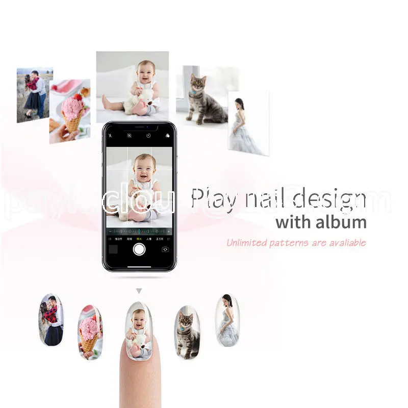 Smart 3D Mobile Nail Printer M1 Pattern Digital Nail Art Printer Machine  DIY Portable H1 Nail Art Equipment From Phone - AliExpress