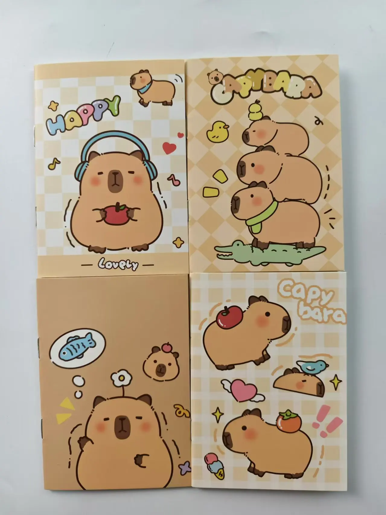Mini Cuadernos De Dibujos Animados - 16 Unidades, 10.5x7 Cm, 32 Páginas Cada Uno, Ideales Para Notas, Bolsillo, Escuela Y Viajes