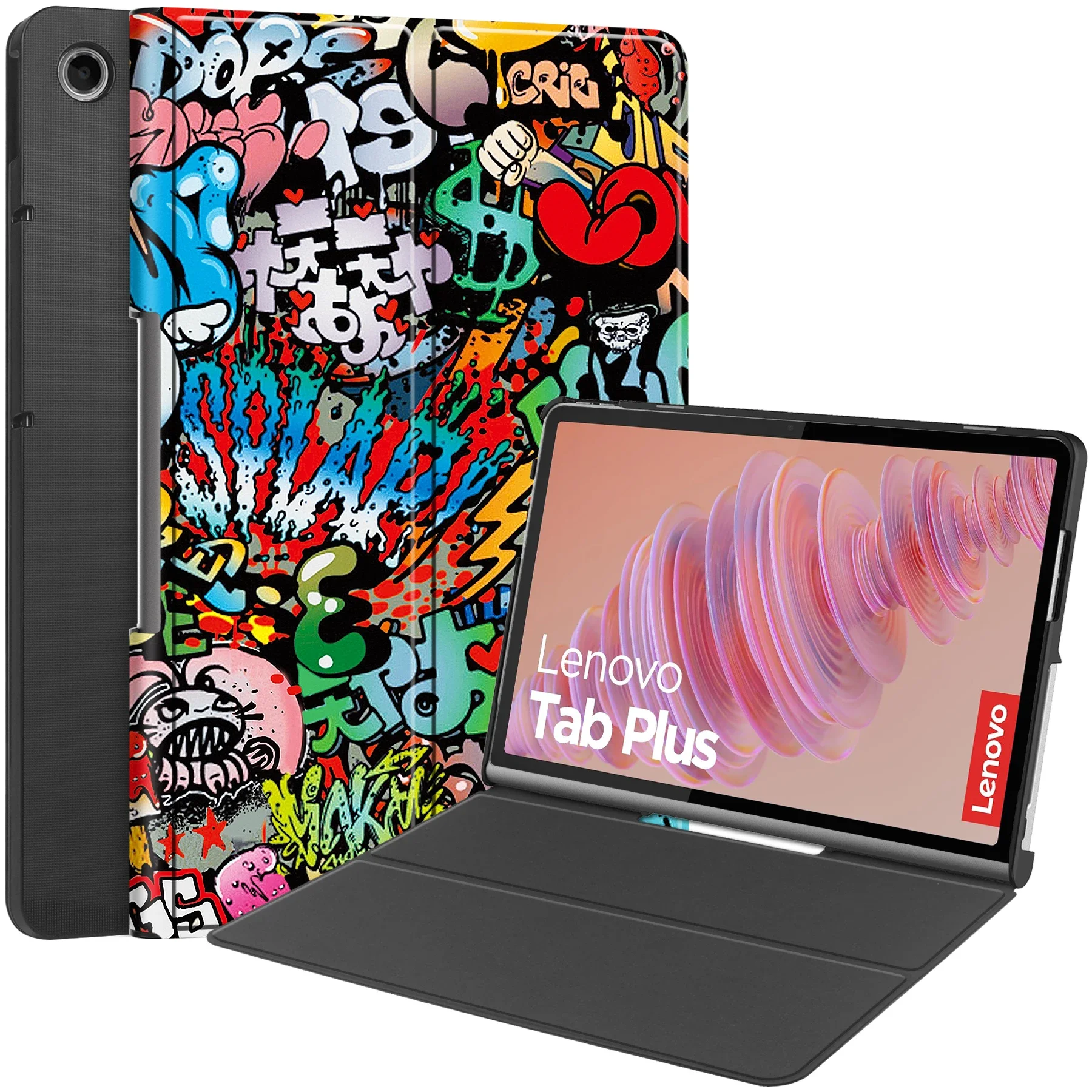 Tablet Case For Lenovo Tab Plus 11.5 inch TB351FU Tri-Folding Stand Magnetic Hard PC Back Cover for Xiaoxin Pad Studio