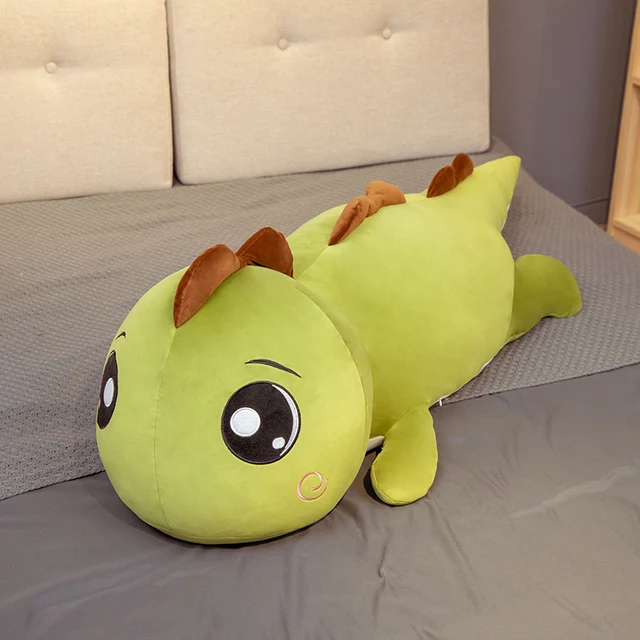 60-120cm Giant Big Eyes Dinosaur Plush Toy Soft Stuffed Cartoon Animal Doll Sleeping Pillow Girlfriend Baby Kids Birthday Gift