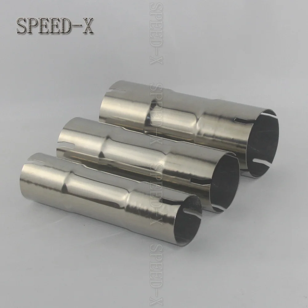 304 stainless steel 51/63/70/76 mm nozzle clamp type round pipe 200 mm total length round pipe fitting