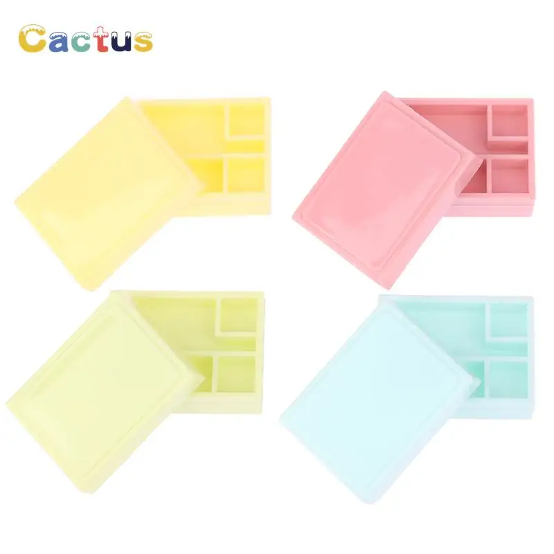 

1 Набор 1/6 1/12 коробка для бенто для кукольного домика карманная мини коробка для обеда модель игровой сцены аксессуары для кукольного домика