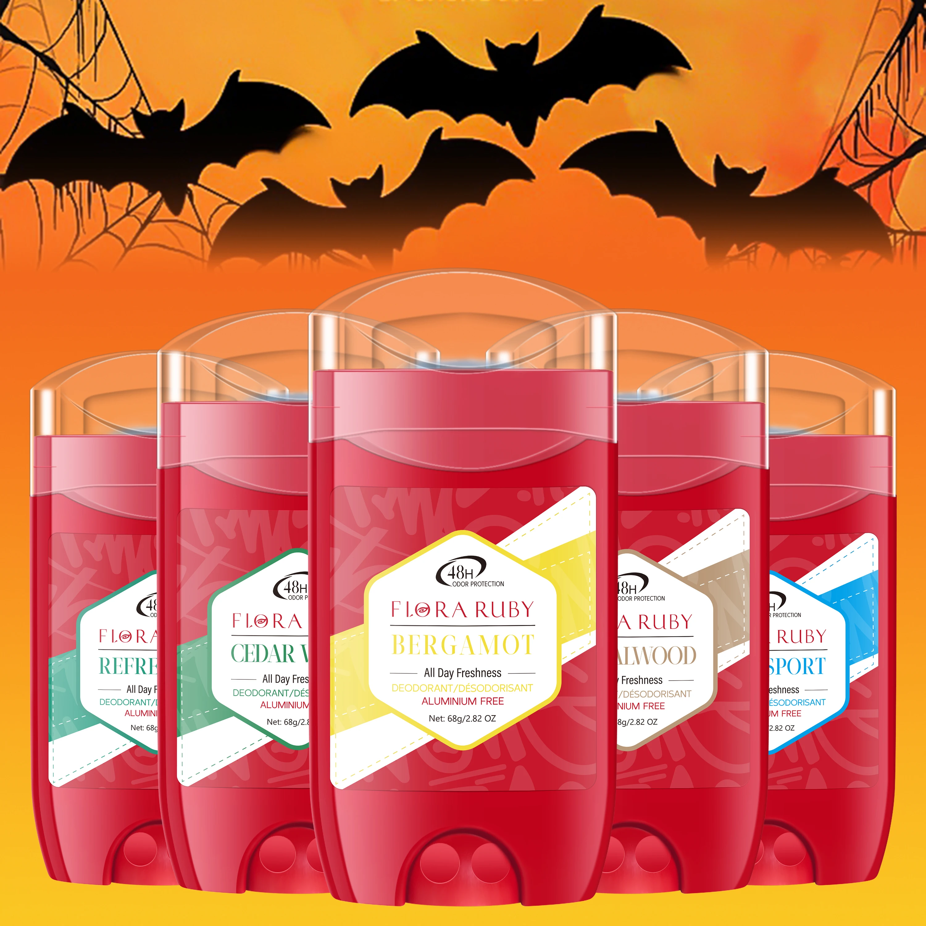Aluminum-Free Deodorant Fragrance For Halloween Deodorant Stick 48-hour Refreshing And Moisturizing_voghion.com