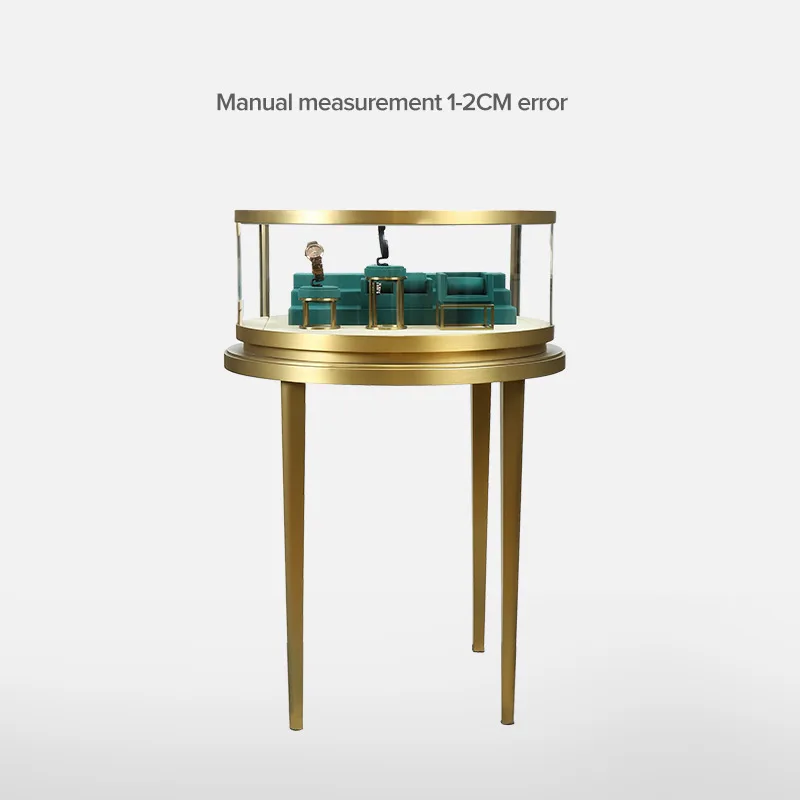 Custom simple design stainless steel frame kiosk shopping mall glass jewelry display cabinet smoke store storage