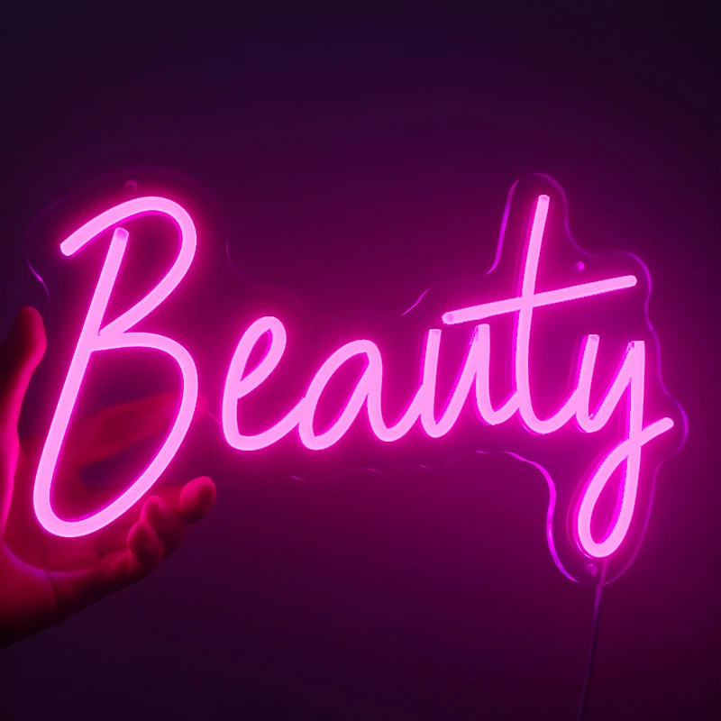 Custom Led Flex Neon Sign Beauty Salon Hair Nails Open Visual Art Bar Pub Club Wall Hanging Lighting for decor 5V USB Powered nails neon sign engrave usb neon sign for beauty room custom salon decor welcome sign personalized gifts for opening busniess