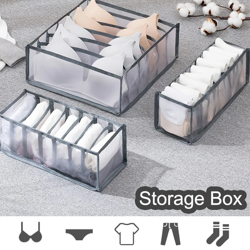Space-Saving Wardrobe and Drawer Organizer Box