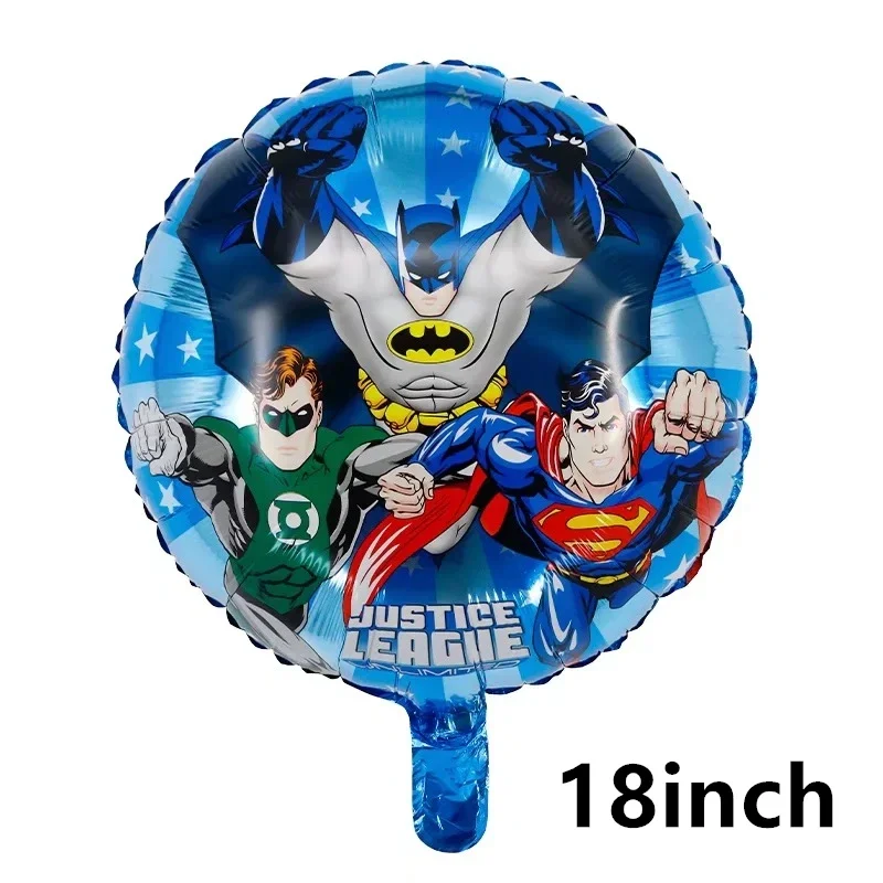 スーパーマンホイルバルーンスーパーヒーローラテックス風船ハッピーバースデーバナー子供少年パーティー装飾旗ケーキトッパー背景おもちゃ