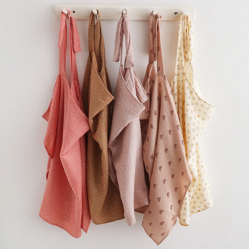 New Cotton Muslin Nursing Covers For Newborn Baby Swaddle Blankets Cute Outgoing Breastfeeding Shawl Towel Soft Sleeping Blanket breastfeeding cover,nursing towel,breastfeeding maternity clothes