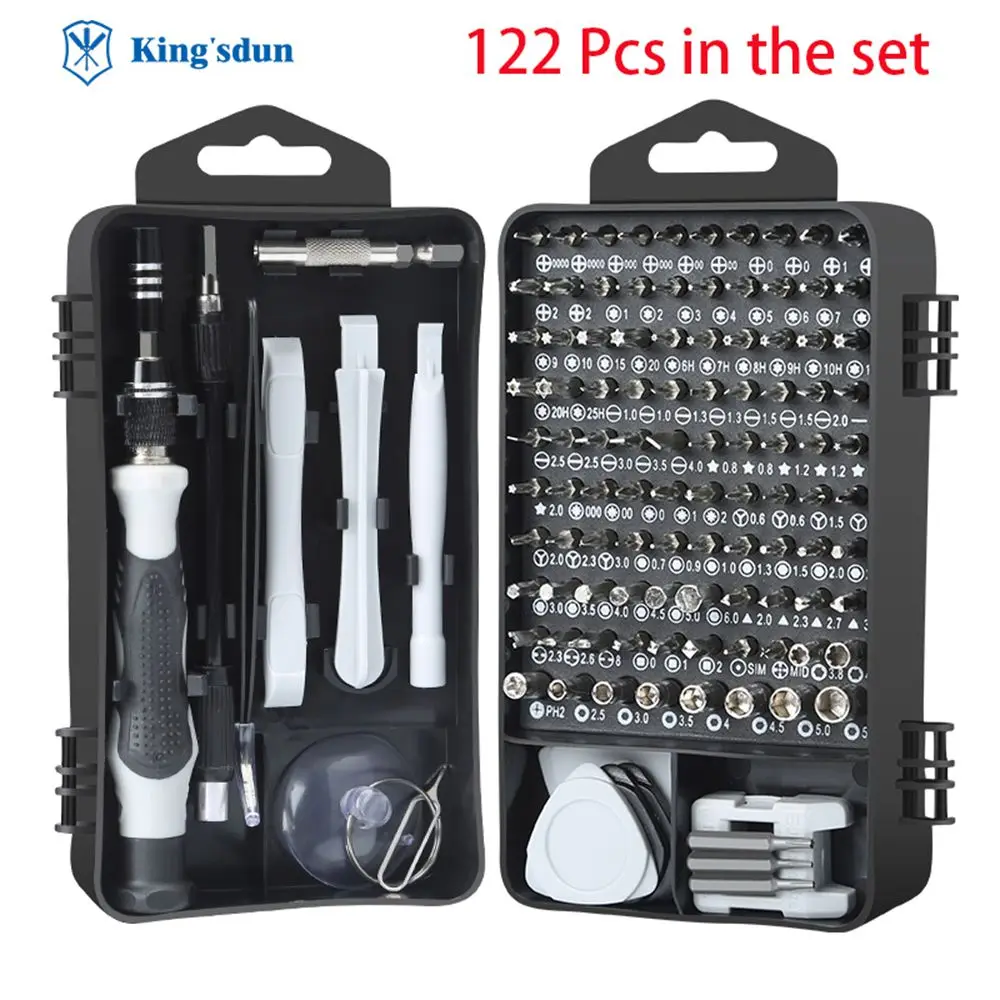 

122pcs In Professional Screwdriver set for iphone Magnetic Bits Screwdriver Multifunctional tool Mini hand Tools Case for Repair