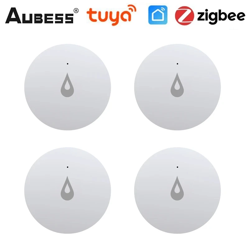 

Датчик утечки воды ZigBee, сенсор для обнаружения протечек, с управлением через приложение