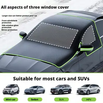 Reflective Windshield Snow Cover 1