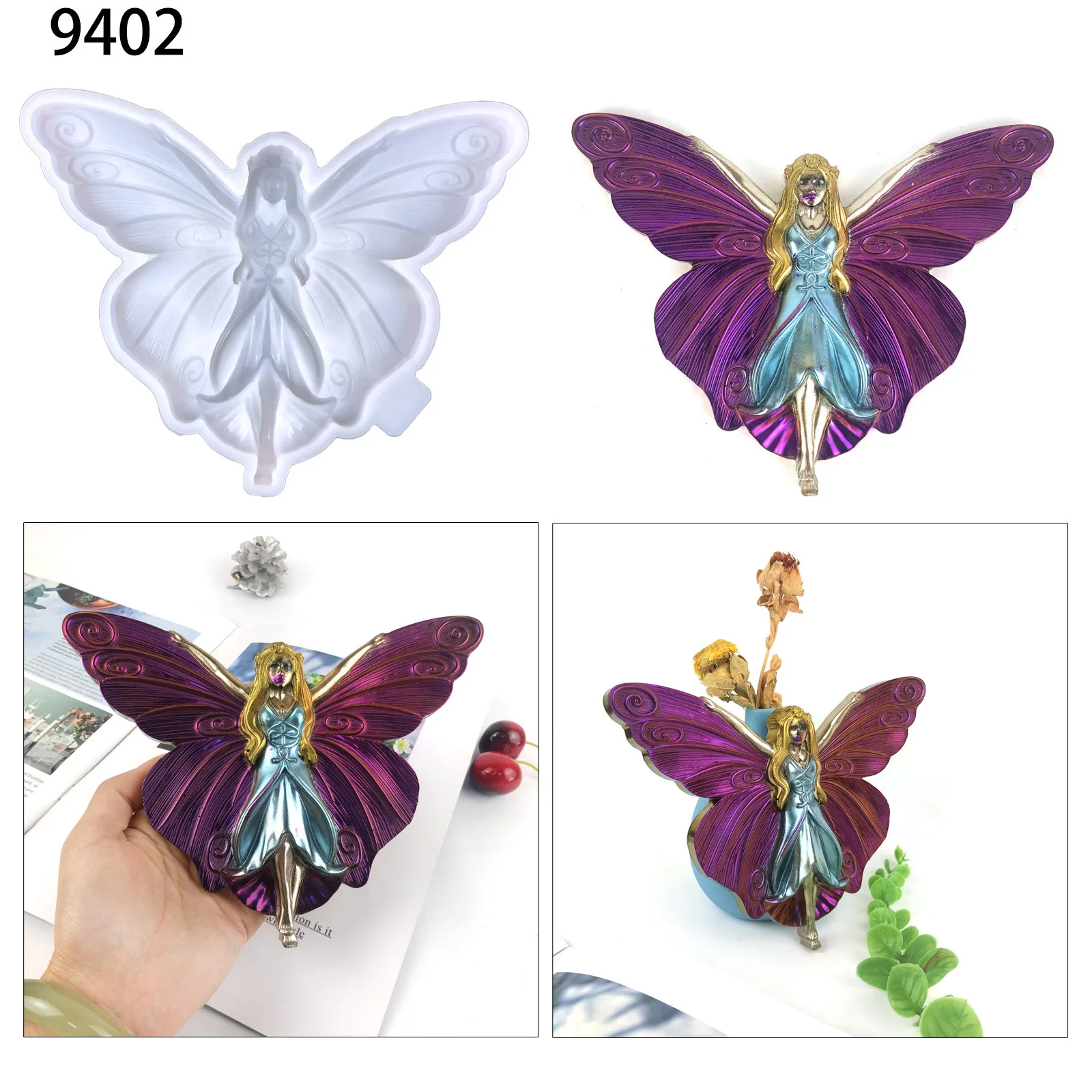 Wholesale DIY Butterfly Ornament Silicone Molds 