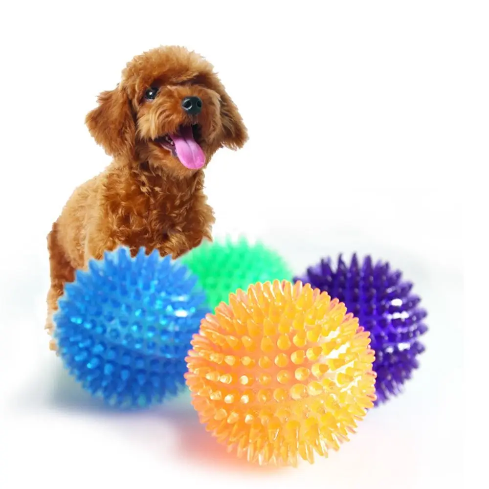 Chewers Aggressivi Puppy Chew Toys Per Golden Retriever Cani Di Grossa Taglia Spikey Balls Giocattoli Interattivi Palle Di Cane Palla Di Riccio