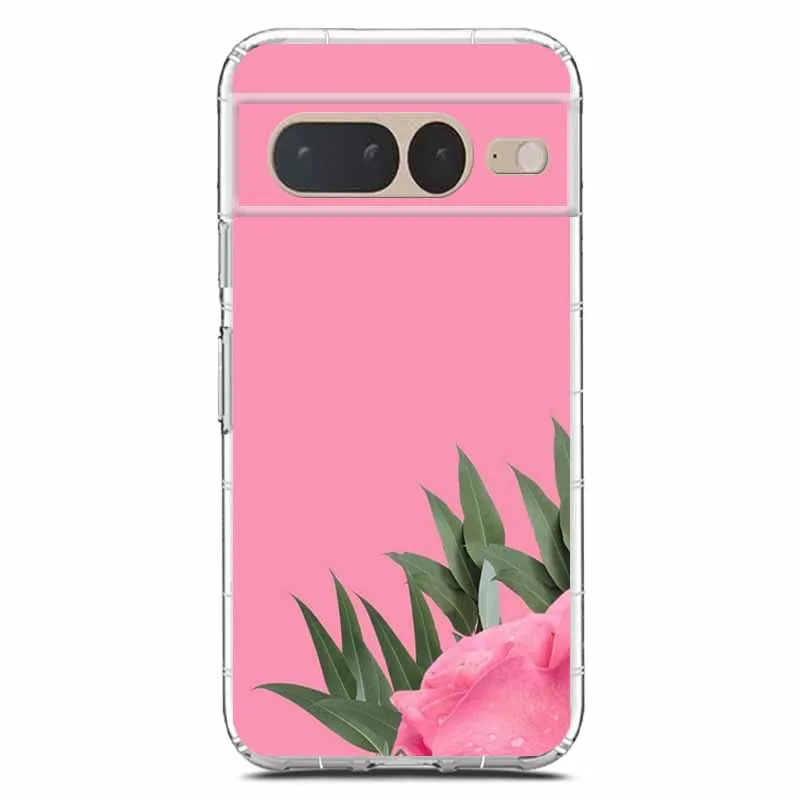 Clear Silicone Phone Case with Soft TPU Cover and Transparent Bumper