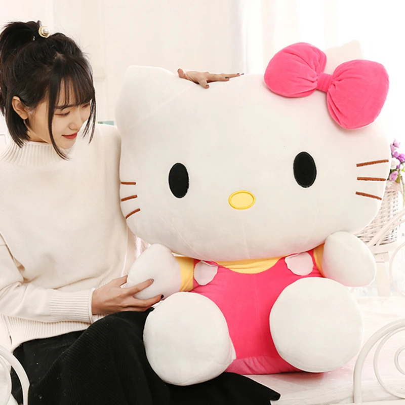 Sanrioハローキティぬいぐるみ、カワイイクッション、大きな