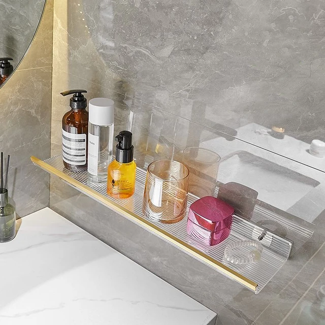  Acrylic Bathroom Shelf Organizer Over The Faucet