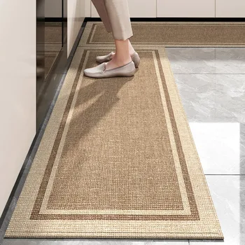Tappetino da cucina Loop Velluto antiscivolo Tappeto resistente all'usura Striscia lunga Decorazione della casa Tappeto Alfombra Antideslizante Para Cocina 1
