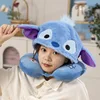 Disney Cartoon Stitch U-shaped Neck Pillow Alien Stuffed Anime Comfortable Sullivan Nap Pillow Airplane Travel Pillow Gifts 2