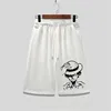 Summer Men's One Piece Short Pants  Two-dimensional Casual Five-minute Pants  Loose Anime Trendy Brand Knee Print 5