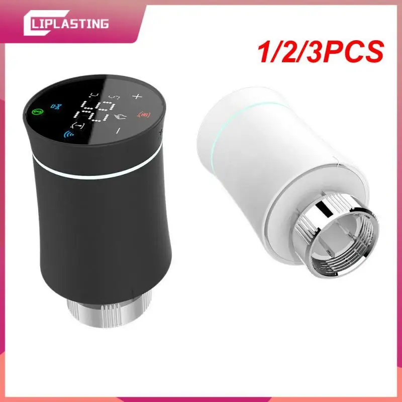 

1/2/3PCS ZigBee3.0 TRV Tuya Radiator Actuator Valve Smart Programmable Thermostat Temperature Heater Control Alexa home