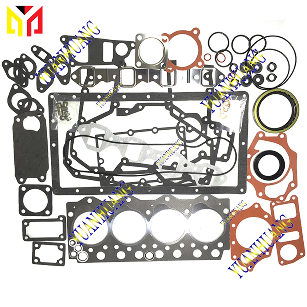 

4D95 4D95L-1 Engine Full Gasket Kit Overhual Set For Komatsu Excavator Tractor Cylinder Head