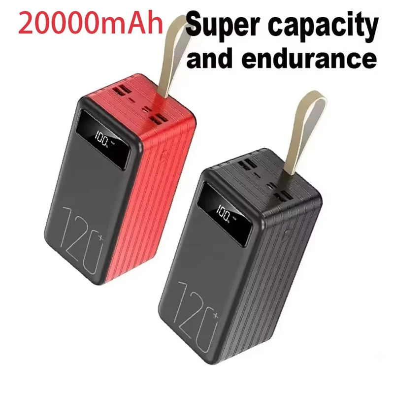20000mah New 120W power library Ultra-fast charging portable charger external battery pack Powerbank for Xiaomi mobile phone 4