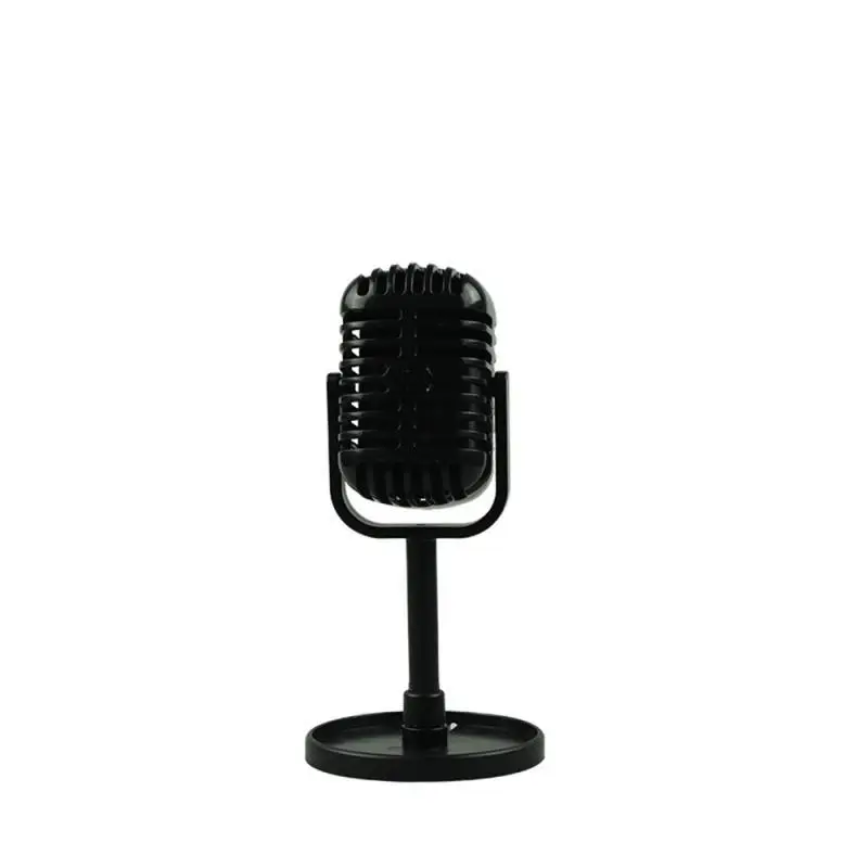 

Simulation Props Retro Microphone Classic Dynamic Vocal Mic Vintage Style Mic For home Deracation Small ornaments Dropshipping