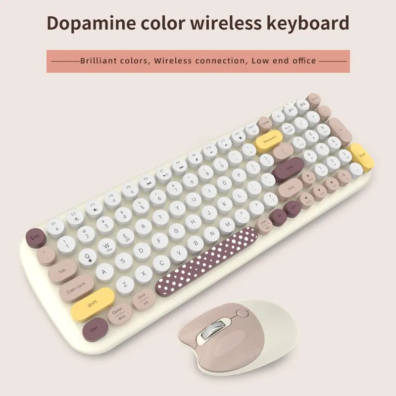 Mofii Candypro Wireless Keyboard Mouse Combo Bluetooth/Wireless, Per Mac, Ipad, Iphone, Pc, Laptop E Android