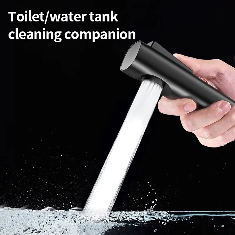Toilet Flushing Gun Toilet Flushing Gun Faucet Washer Household High-Pressure Booster Nozzle Bidet Sprayer Head