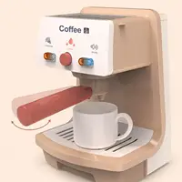 Toy Coffee Maker with Lights Small Appliances Toy Play Kitchen Accessories for Age 3 4 5 6 Girls Boys Children Holiday Gifts 1