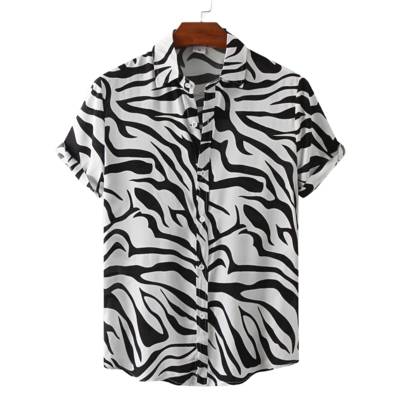 Shirt Men's Clothing Free Shipping Man T-shirt Tiki Fashion Shirts and Blouses Social T-shirts Luxury Hawaiian Cotton Oversize