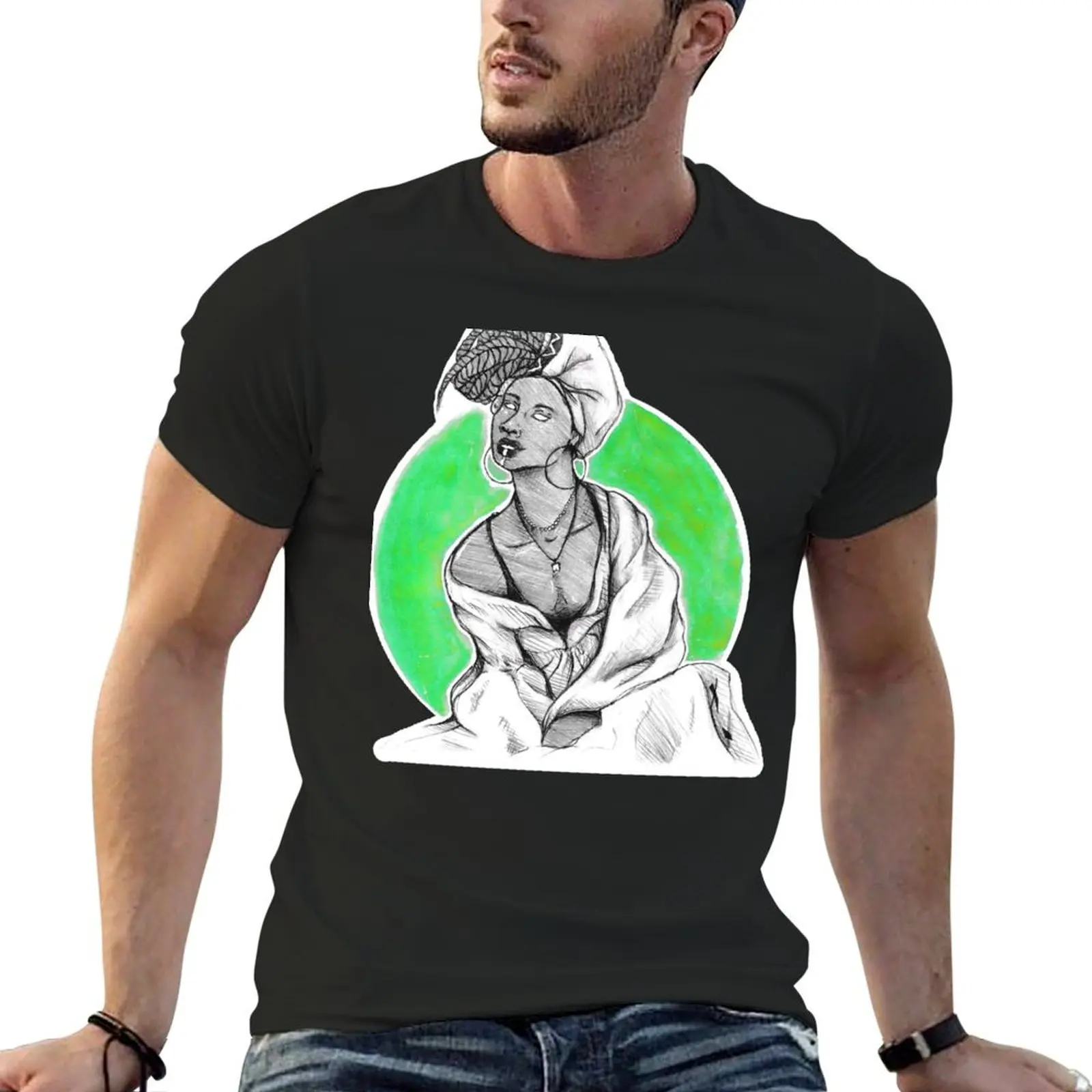 

Voodoo Queen. T-Shirt vintage graphic tee cute tops men tshirt