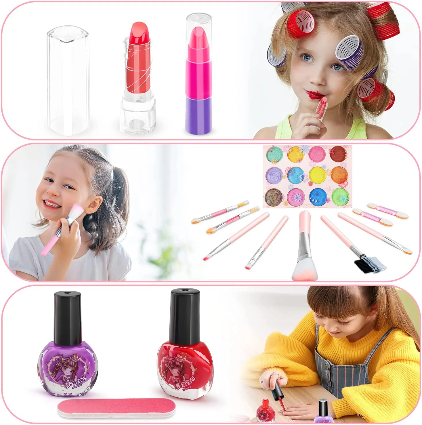 Filles Robe Cosmétiques Table Semblant Jouer Ensemble De Maquillage Princesse Maquillage Ensemble Pour Enfants Princesse Maquillage Jouets Pour Enfants Enfants | Rakuten
