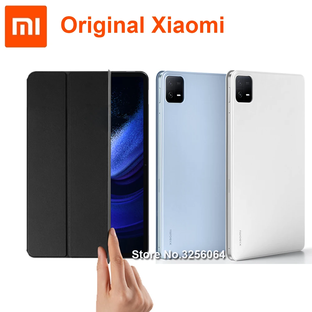 ProtUTab Xiaomi Pad 6/Pad 6 Pro Case with Pen Holder 11.0 inch 2023,  Transparent Hard Shell Back Trifold Stand Protective Smart Cover for Xiaomi  Pad