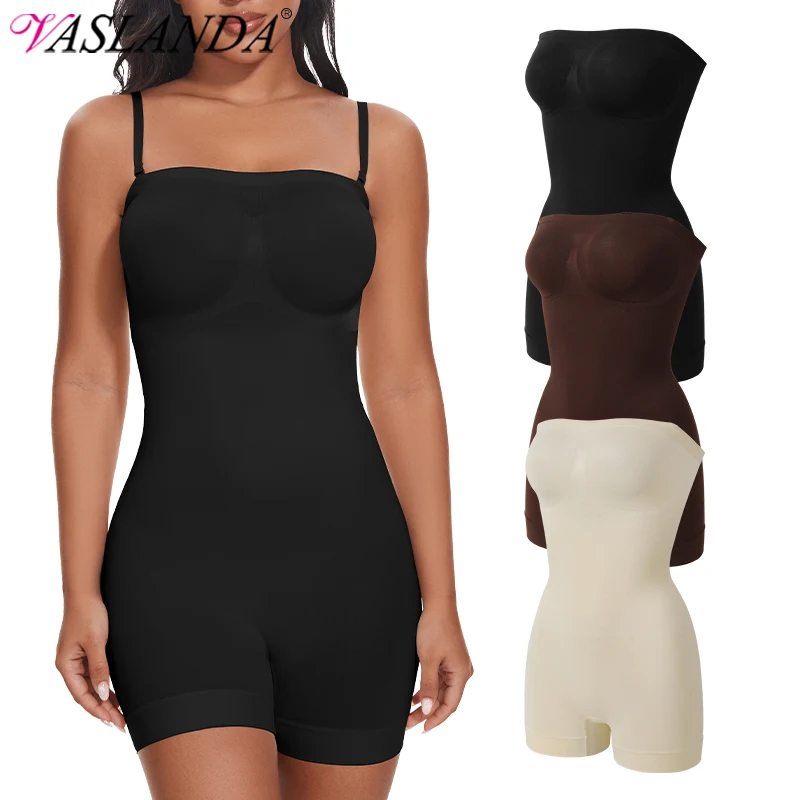 FXTYK Shapewear Bodysuit met lange mouwen Vierkant hals