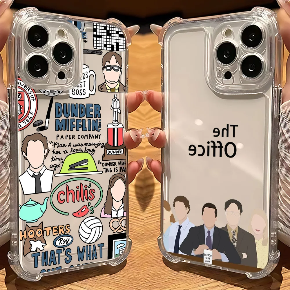 The O-Offices TV Show Themed Clear Anti-Fall TPU Phone Case