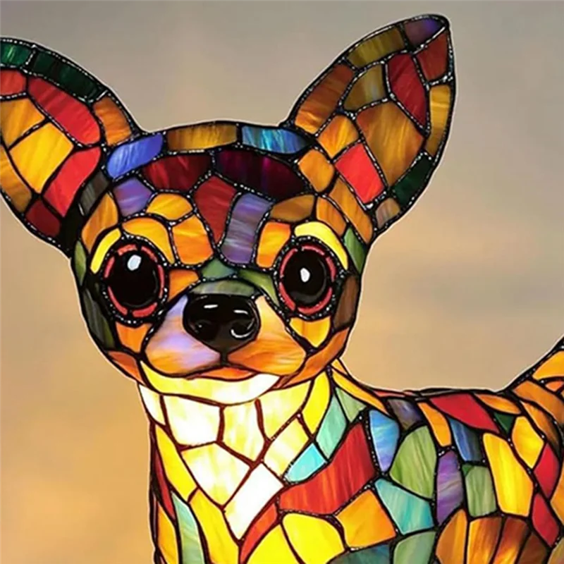 Chihuahua Dog Table Lamp 5